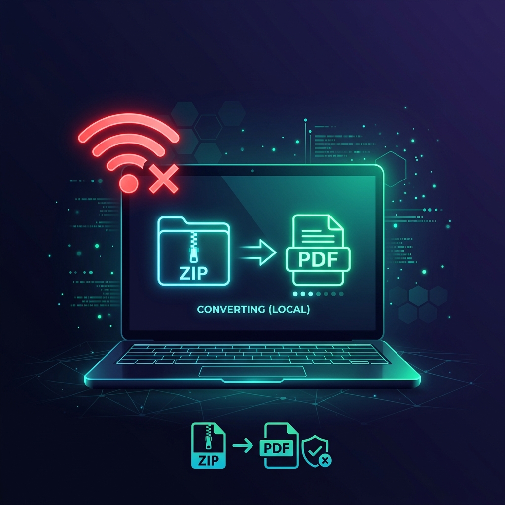 ZIP to PDF Converter Offline — Works Without Internet